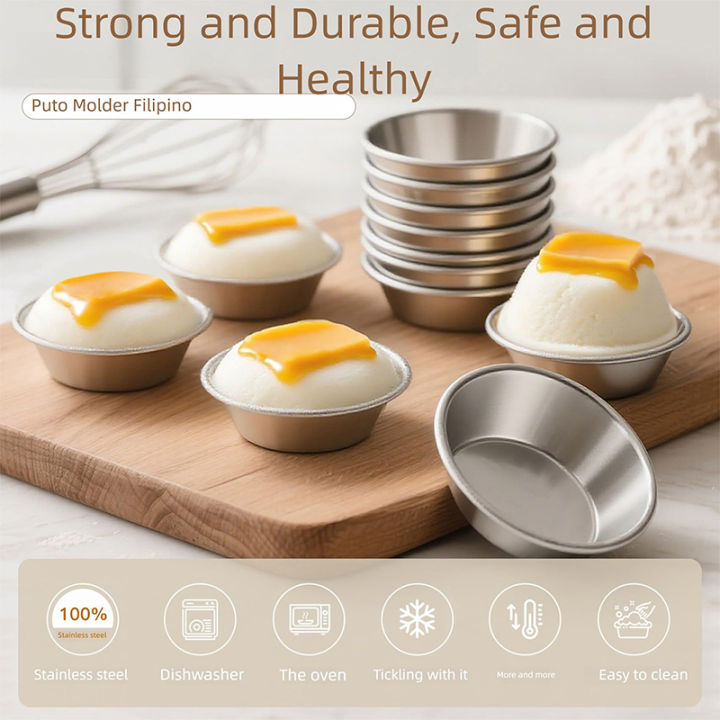 10pcs%20Puto%20Cake%20Mold%20Aluminum%20Alloy%20Egg%20Tart%20Cup%20Cupcake%20Kitchen%20Baking%20Mold%20Mini%20Round%20Baking%20Oven%20Pan%20Pastry%20Dessert%20Mould%20-%20Image%204