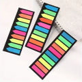 200 Tabs/Sheet Fluorescent Index Stickers, Transparent Bookmark Notes Tabs, Writable Page Marking Flags. 