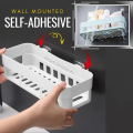 Bathroom Kitchen Coumter Storage Storage Rack Shelf Organizer Adhesive Shampoo Gel Storage Basket Decoration Bathroom Shower Storage Shelf Rack Accessories. 