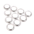 10/30/60pairs Eyelet Curtain Rings Curtain Grommet Top Silvery Metal Ring Header Curtain Accessories  4cm inner diameter. 