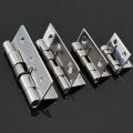 2 Pcs 304 stainless steel spring hinge automatic cabinet door wardrobe hardware and furniture fittings Mini micro hinge. 