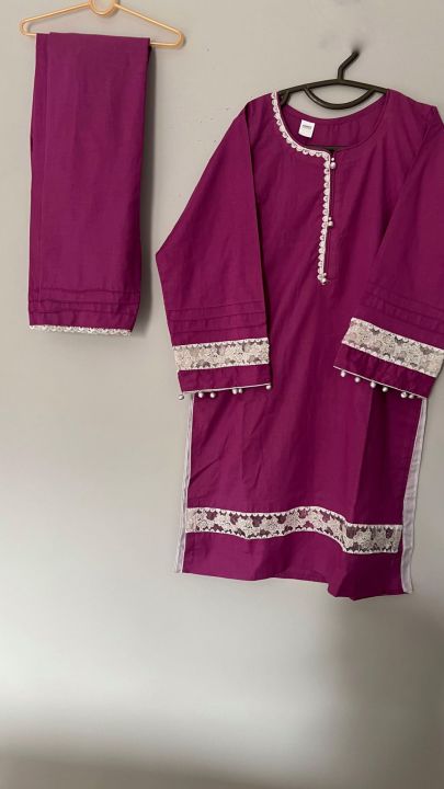 Winter clearance sale iin reasonable prices 2 piece Stitched Dress  For women in women's Fashion