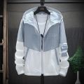 Summer Hooded Jacket Men Women Waterproof Sun Protection Clothing Fishing Hunting Clothes Quick Dry Skin Patchwork Windbreaker.