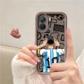 Soft Cover Phone Case for Xiaomi Redmi 14C 9C A3 A2 A1 + 13C 12C 10C 9T 10A 9A Cartoon Football Number.