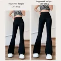 Women Flare Pants Slim High Waist Solid Sexy Shark Flare Pants Fashion Casual Streetwear Elastic Butt Lift Skinny Leggings. 
