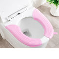 2Pc/set Waterproof Toilet Seat Cover Closestool Mat Washable Bathroom Accessories Pure Color Soft Toilet Seat Cushion Universal.