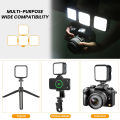 Minifocus Full Color RGB LED Video Light 2500K-7000K 800LUX Mini Fill 3 Cold Shoe 1800mAh Type-C Pocket Camera Hot Shoe Light. 