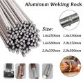 5/10pcs Aluminum Welding Rods 1.6mm/2.0mm No-Solder Low-Temp Brazing Wire length 250/330/500mm for Welding Coppers Aluminum Pipe.