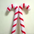 2Pcs Christmas Inflatable Walking Sticks Christmas Outdoor Candy Coloured Inflatable Walking Sticks Christmas Decoration. 