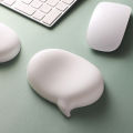 Mouse Pad Keyboard Hand Rest Wrist Rest Chat Bubble Silicone Wrist Palm Rest Wrist Pad Ergonomics High Value Solid Color Office.