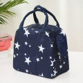 1pc  Stars Pattern Insulated Lunch Tote Bag - Leakproof Thermal Cooler Bag for Travel, Work, School, Picnics - High Capacity Reusable Food Handbag Case for Teenagers and Workers - Perfect for Back to School and Classroom. 