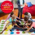 Twister Ultimate Bigger Mat More Colored Spots Family Kids Party Game Parent-child Game Board Game Body Twist Multiplayer Party. 