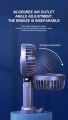 4000mAh Handheld Mini Fan Foldable Portable Neck Hanging Fans 5 Speed USB Rechargeable Fan with Phone Stand and Display Screen_Prime Mall. 