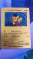 Pokemon card golden special delivery Pikachu. 