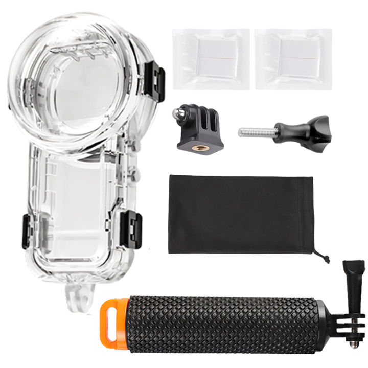 For Insta 360 X5 Invisible Dive Case Housing Waterproof (197ft) Underwater Dive Protective Shell for Insta360 X5 Accessories 