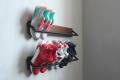 Shoes rack wall stand for 4 pair shoes. 
