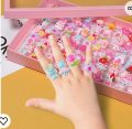 Baby Girls & Mixed styles Cartoon Animal vegetables and fruit Lovely Candy Color Plastic Rings. 