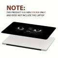 2-Piece Cat Laptop Art Decal Case, Universal Netbook Skin Sticker Non-Repeatable Make Tian's Laptop Skin.