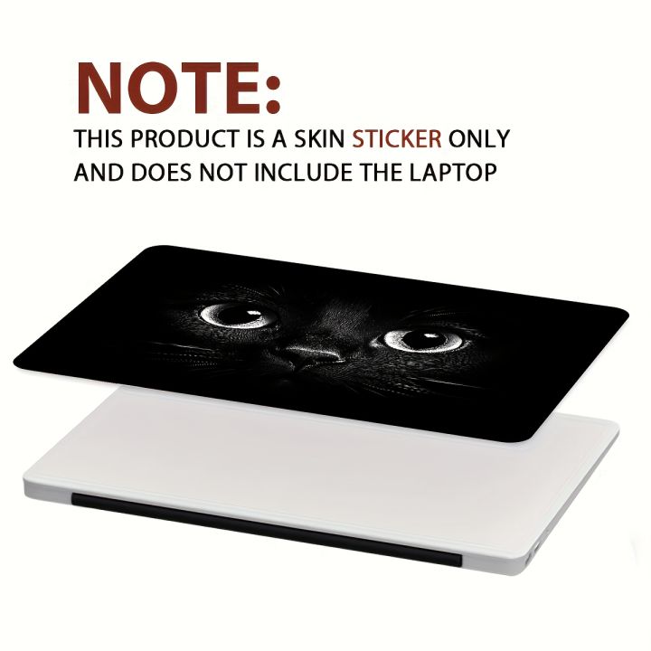 2-Piece%20Cat%20Laptop%20Art%20Decal%20Case,%20Universal%20Netbook%20Skin%20Sticker%20Non-Repeatable%20Make%20Tian's%20Laptop%20Skin%20-%20Image%206