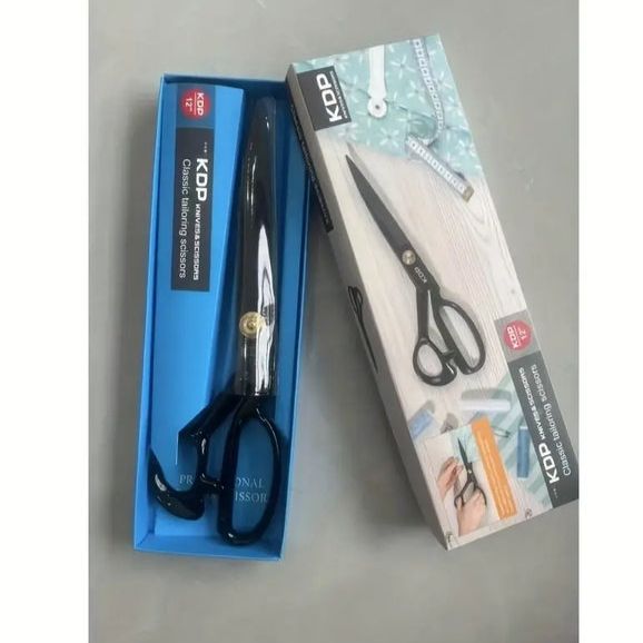 KDP%20Professional%20Tailoring%20Scissor%2010inch/12inch%20Soft%20Rubber%20Grip%20-%20Image%204