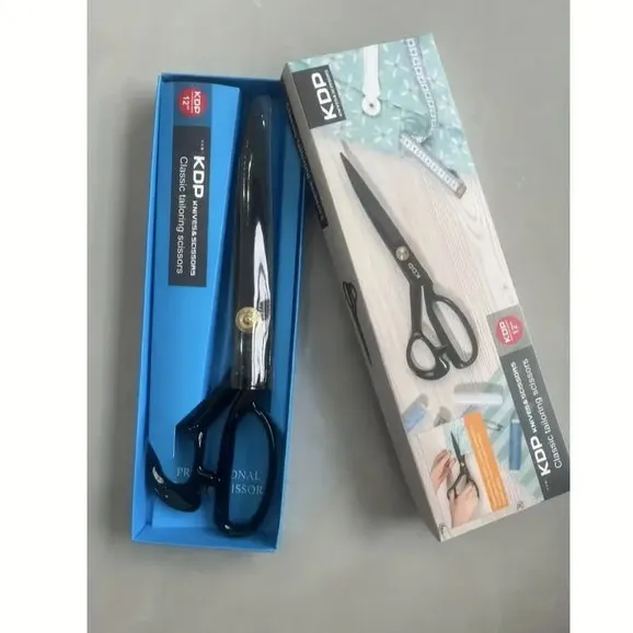 KDP%20Professional%20Tailoring%20Scissor%2010inch/12inch%20Soft%20Rubber%20Grip%20-%20Image%204