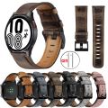 Retro Leather strap for Samsung Galaxy watch 4/6/classic/5/5 pro/Active 2 20mm 22mm watch band bracelet Huawei Gt 4-3-pro-2-2e.