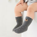 5 Pairs Kids Non-slip Socks Cotton Boys and Girls Cute Cartoon Patterned Comfy Breathable Baby Toddler Floor Socks. 