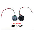 1X 8 Ohm 8R 0.5W Mini Ultra-thin Horn Speaker Diameter 20mm 23mm 28mm 30mm 36mm 40mm 50mm 57mm Loudspeaker W/ P2.0 Termina Wire. 