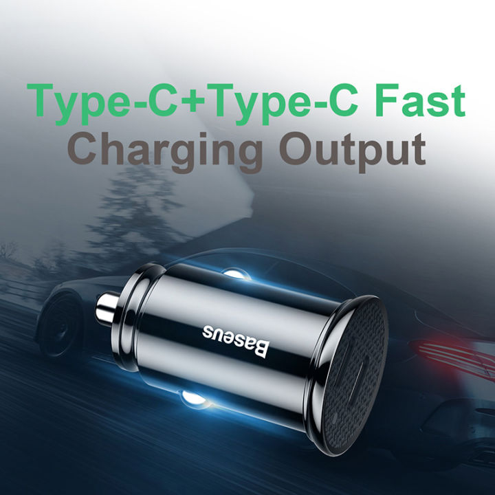 Baseus%2030W%20Dual%20USB%20C%20Car%20Charger%20Type%20C%20FCP%20SCP%20USB%20PD%203.0%20For%20iPhone%2013%2014%2015%20Sumsung%20%20Fast%20Charging%20Car%20Phone%20Charger%20-%20Image%205