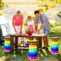 Retractable Stool | Telescopic Collapsible Seat Tested Up to 550 lbs | Sturdy Foldable Chair for Adults | Compact & Lightweight for Camping, Hiking, and Outdoor Activities. 