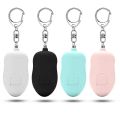 Personal Alarm LED Flashlight Rechargeable Whistle Security Alarm Keychain for Night Running Traveling Elderly Travelling 130dB.