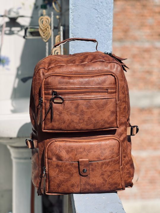 Premium%20PU%20Leather%20Backpack%20%7CBest%20Bag%20For%20College%20And%20Office%20Purposes%20For%20Men/Suitable%20To%20Carry%20Laptop%20And%20Easy%20For%20Traveling%20And%20Treks%20-%20Image%209