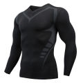 Men Sport T Shirt Fitness Running Shirt Quick Dry Long Sleeve Compression Tops Tee Workout Training Sport Gym Shirt Rashgard Men. 