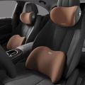 Universal Car Headrest Neck Support Pillow, Memory Foam Seat Cushion, Lumbar Back Cushion, Four-Season Neck Pillow for All Cars.