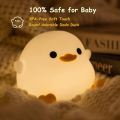 DoDo Duck Night Light Cute Duck Silicone Dimmable Nursery Nightlight Rechargeable LED Bedside Lamp Baby Bedrooms Living Room. 