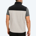 Men's Lightweight Softshell Vest with Zipper Pockets Windproof Sleeveless Jacket for Hiking Golf Outdoor Outwear Windbreaker. 