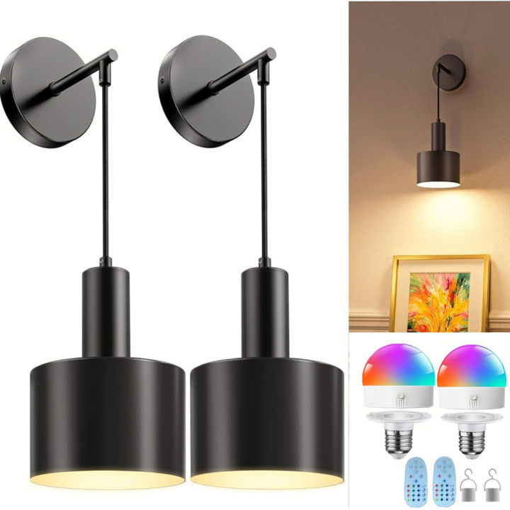 2%20Piece%20LED%20Rechargeable%20Wall%20Light%20Set,%20Modern%20Iron%20Art%20Wall%20Lamp,%20RGB%20Remote%20Control%20Indoor%20Decor%20Lighting%20Study%20living%20room%20-%20Image%202