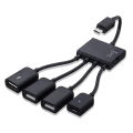 ✅Genuine 100% micro USB OTG adapter cable micro USB OTG Hub Power supply OTG adapter cable phone tablet # CC. 