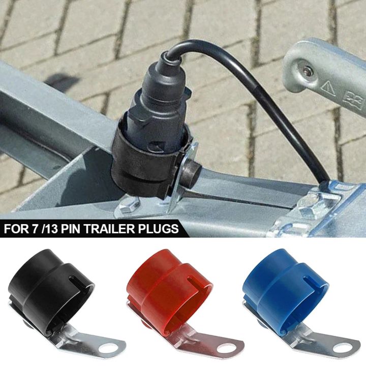 Round%20Trailer%20Plug%20Holder%20Connector%20Trailer%20Dirt%20Protection%20Plug%20ABS%20Adapter%20for%207%20/13%20Pin%20Plugs%20Truck%20Hitch%20Car%20Accessories%20-%20Image%203