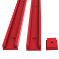 T30 Track 50cm Aluminium T-Slider T Slot Miter Track Jig - Woodworking Miter Gauge Guide Chute - Workbench/Saw Router Table Tool. 