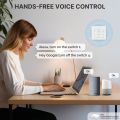 MOES Tuya WiFi Brazil Socket Outlet Independent Switch and Zigbee Light Switch 4/6 Gangs Alexa  Home Voice Control. 