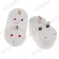 European EU To UK Plug Adapter Standard Euro 250V EU Plug To UK Electrical Socket Power Adapter Electrical Socket Outlet.