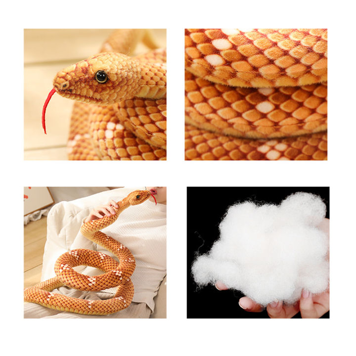 200CM/300CM%20Realistic%20Rattlesnake%20Black%20Man%20Snake%20Bar%20Stuffed%20Plush%20Toys%20Funny%20Snake%20Doll%20Children's%20Plush%20Dolls%20-%20Image%204