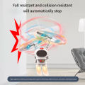 Levitating Luminous Astronaut Induction Vehicle Rotatable Ball Wire Man Children Toys. 