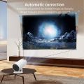 Game Projector M300 Max + 2 Wireless Controllers, Proyector Consola De Juegos, Portable Mini Projector with Wifi and Bluetooth, 4k HD Auto Keystone Mini Game Video Projector. 