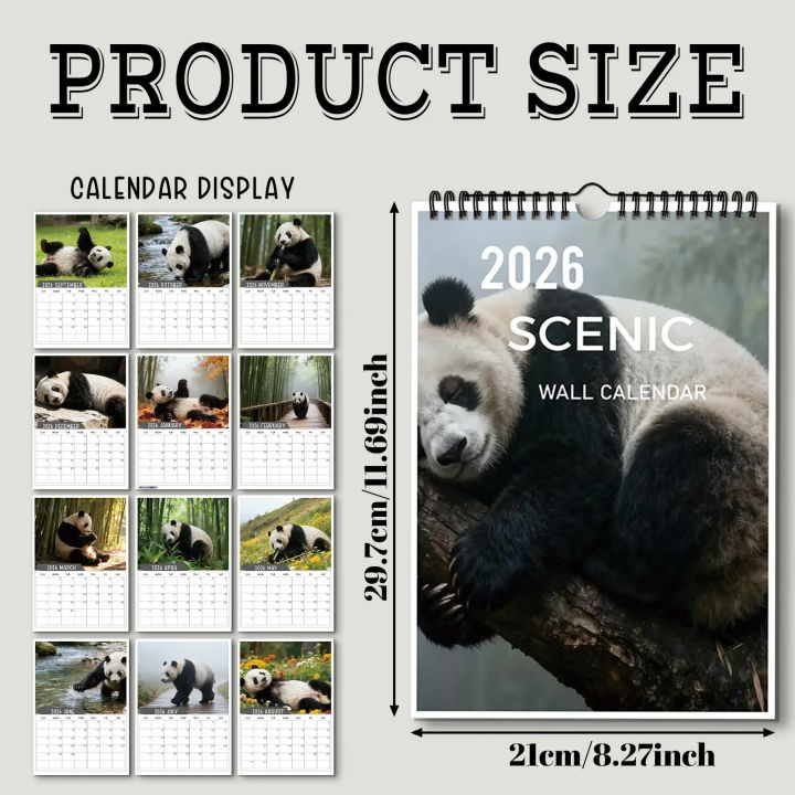 1PC%20Charming%20Bamboo%20Forest%20Panda%20Calendar,%20Fit%20For%20Home%20Decor,%20Great%20For%20Wildlife%20Lovers,%20Nice%20New%20Year%20Present%20-%20Image%203
