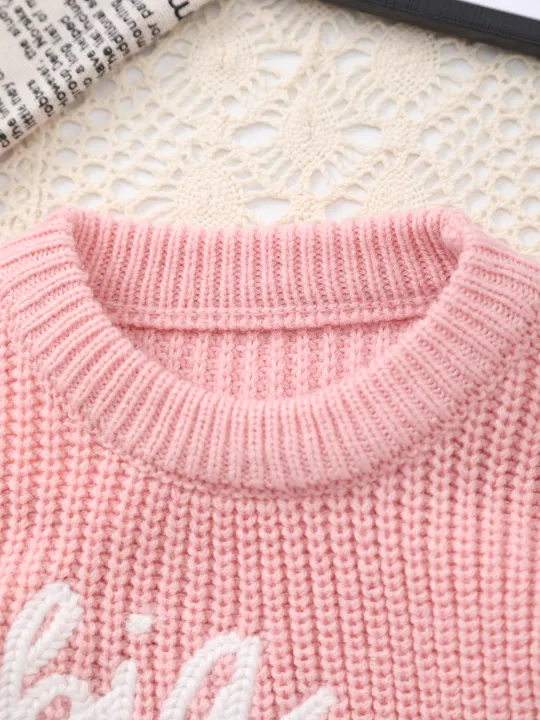 Baby%20Girl%20Knitted%20Round%20Neck%20Sweater%20with%20Letter%20Big%20Sister%20and%20Floral%20Embroidery,%20Fresh%20and%20Versatile,%20Ins%20Hot-Selling%20Top%20-%20Image%203