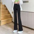 High Waist Slim Flared Pants Solid Sexy Leggings High Elastic Skinny Hip Liftting Pants Outdoor Trainning Fashion Yoga Tights. 