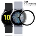 9D Curved Edge Full Screen Protectors For   Watch 5 Pro 45mm Active 4 2 40mm 44mm Protective Tempered Glass Film. 