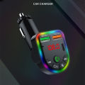 Car Bluetooth Adapter Type-C Dual USB Car Charger MP3 Music Player 5.3 FM Transmitter Handsfree Calling Audio Car Adapter. 